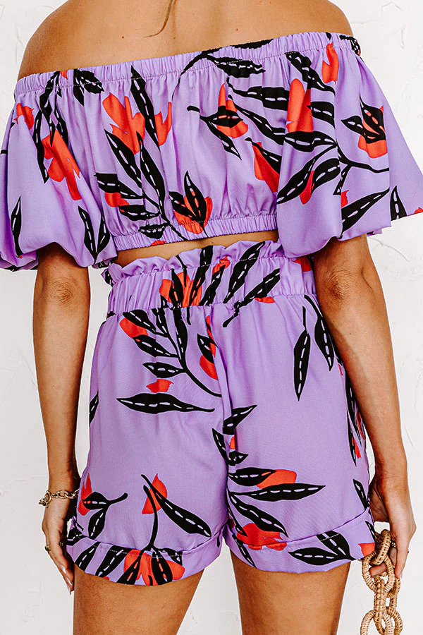 Heart Of Hawaii Shorts In Lavender - Image 6
