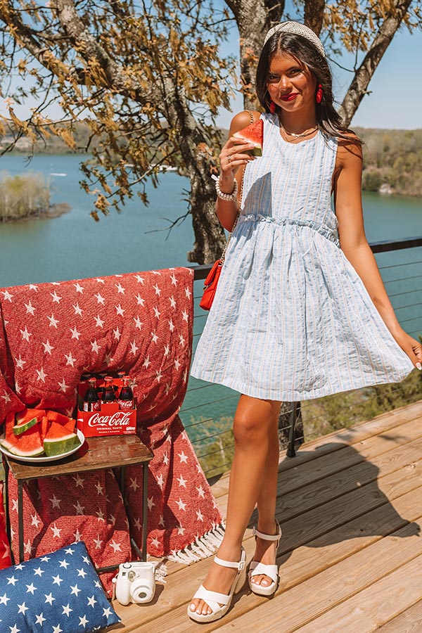 High Noon Stripe Dress - Image 2