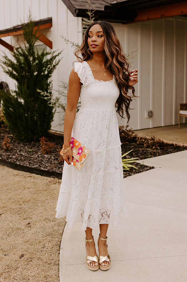 Hold You In My Memory Lace Midi - Image 3