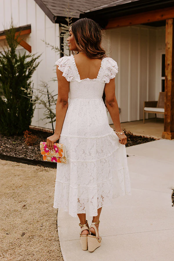 Hold You In My Memory Lace Midi - Image 5