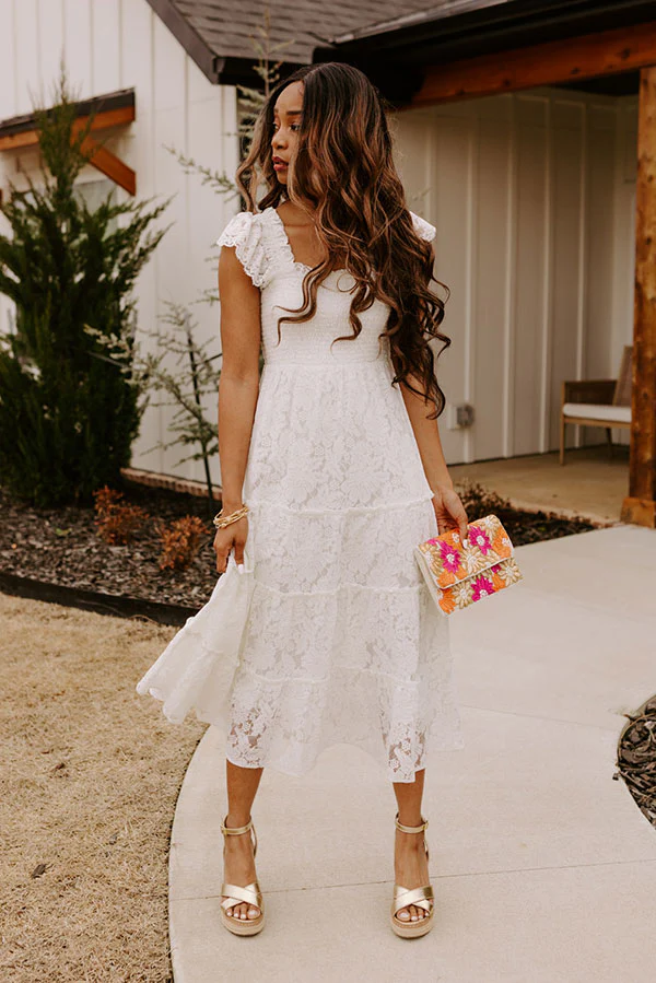 Hold You In My Memory Lace Midi - Image 6
