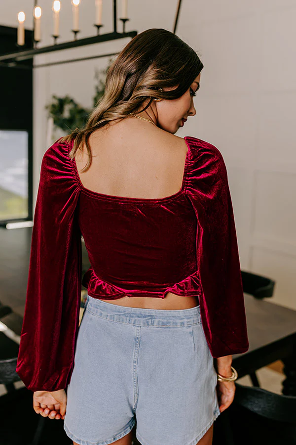Holiday Fun Velvet Top - Image 2