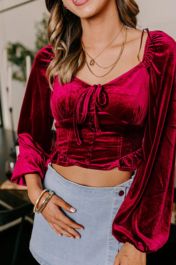 Holiday Fun Velvet Top - Image 3