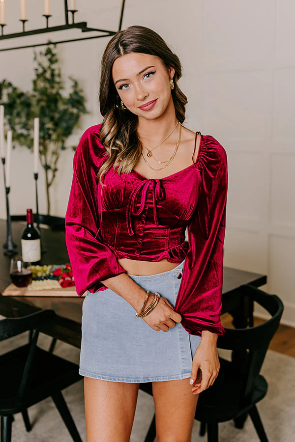 Holiday Fun Velvet Top - Image 4