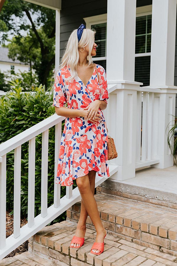 Hopeful Love Floral Wrap Dress - Image 2
