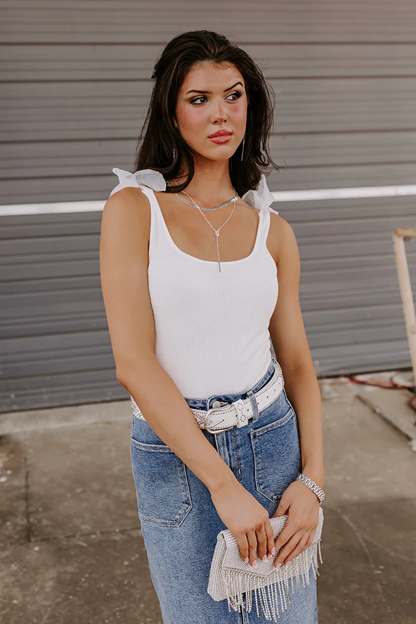 Hopeless Romantic Bodysuit In White - Image 9