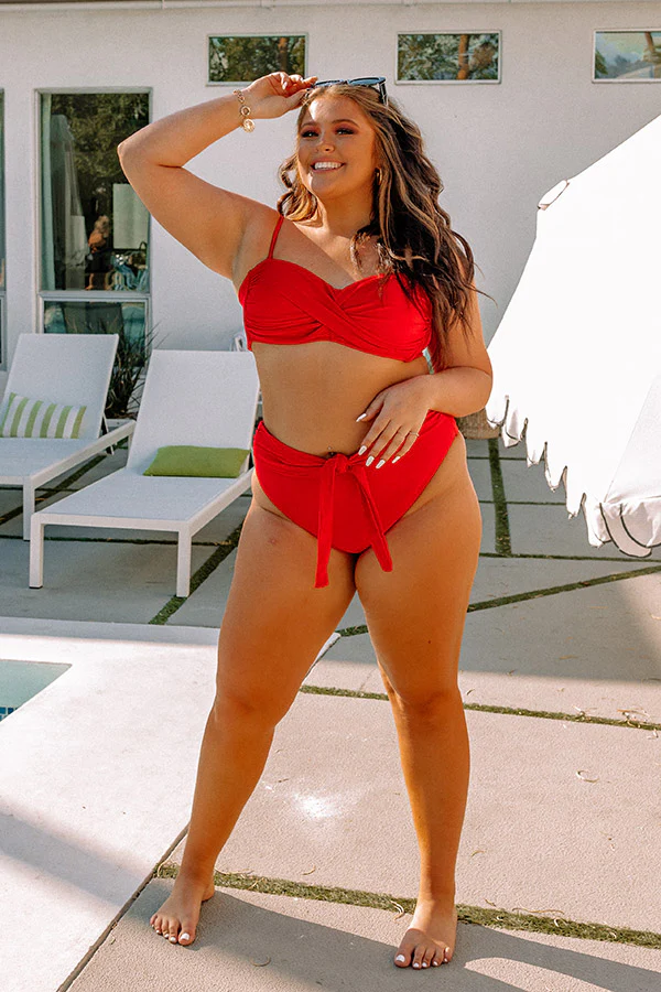 Huntington Beach Honey High Waist Bikini Bottom Curves - Image 5