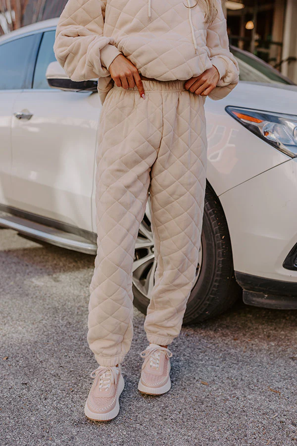 Hustling Hard Quilted Joggers - Image 2