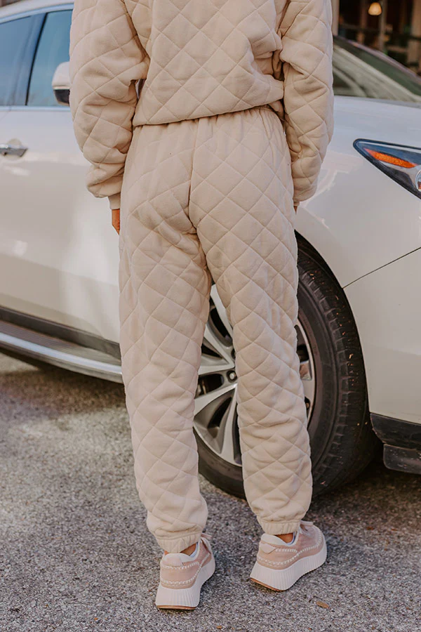 Hustling Hard Quilted Joggers - Image 4