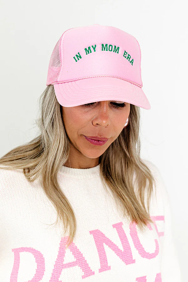 In My Mom Era Embroidered Trucker Hat - Image 4