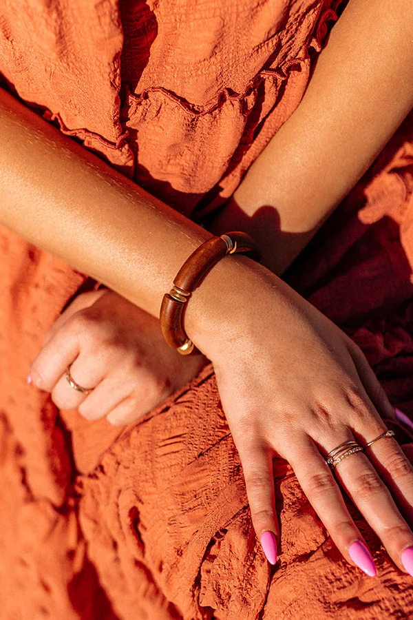 Island Beauty Bracelet In Dark Brown