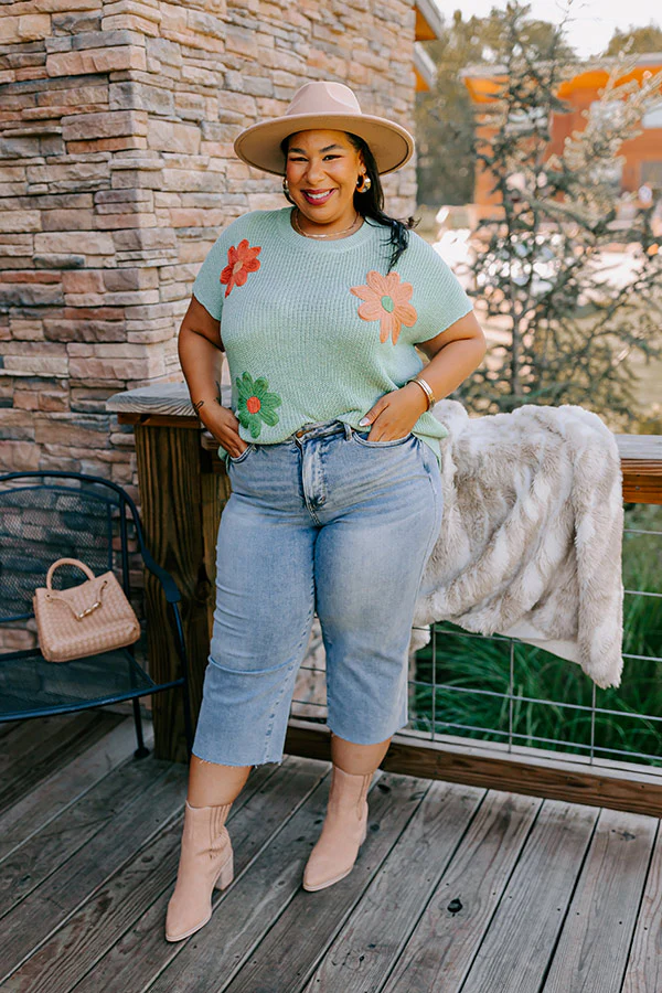 JUDY BLUE Ariana Midrise Wide Leg Jean Curves - Image 3