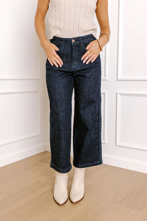 JUDY BLUE Kinsley High Waist Wide Leg Jean - Image 4
