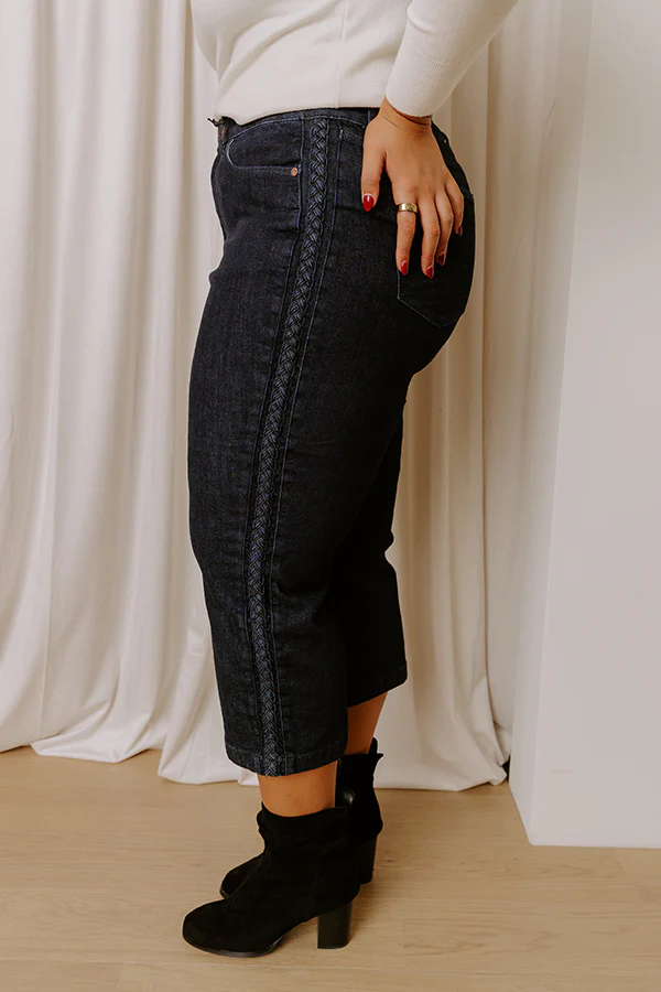JUDY BLUE Kinsley High Waist Wide Leg Jean Curves - Image 2