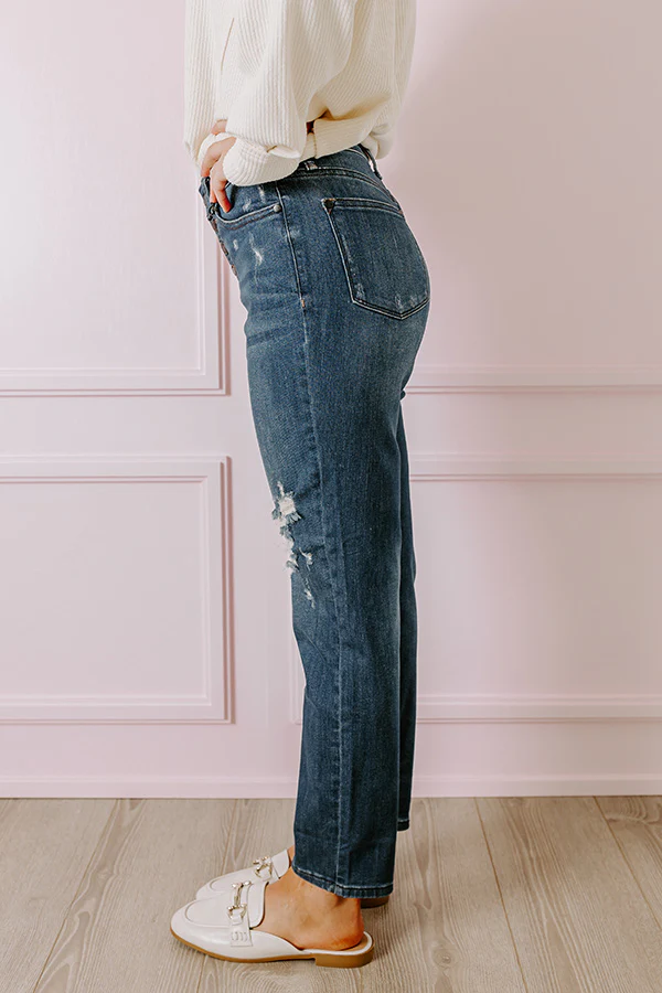Judy Blue Mina High Waist Distressed Jean - Image 3