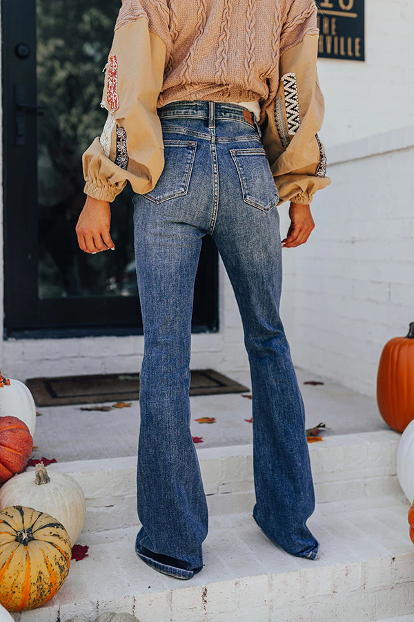 Judy Blue The Athena High Waist Distressed Flare - Image 5