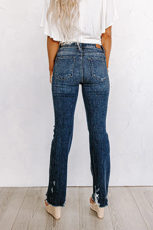 Judy Blue The Diana Midrise Distressed Jean - Image 8