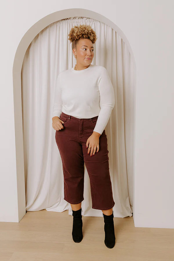 Judy Blue The Kenzo High Waist Wide Leg Jean Curves
