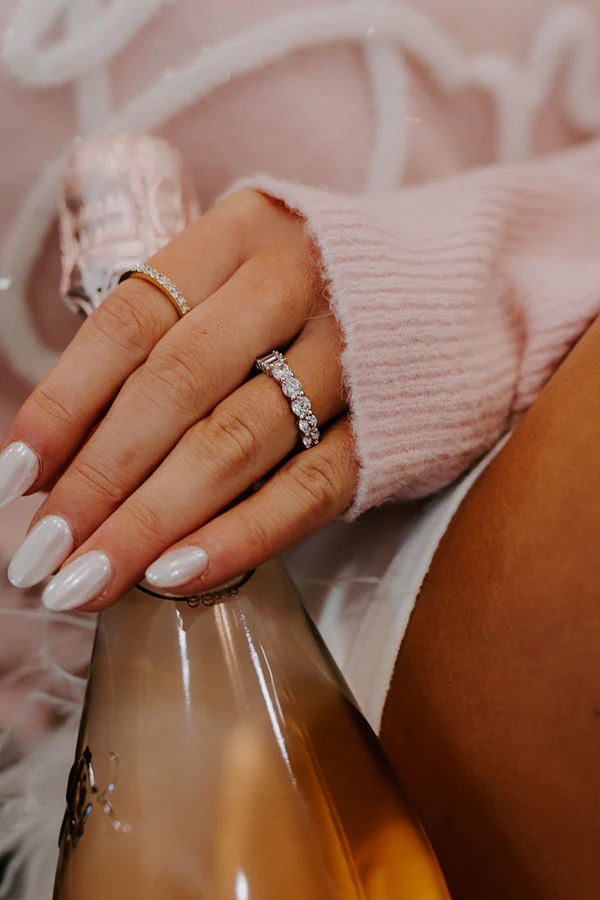 Just A Glimmer Ring In Silver - Image 3