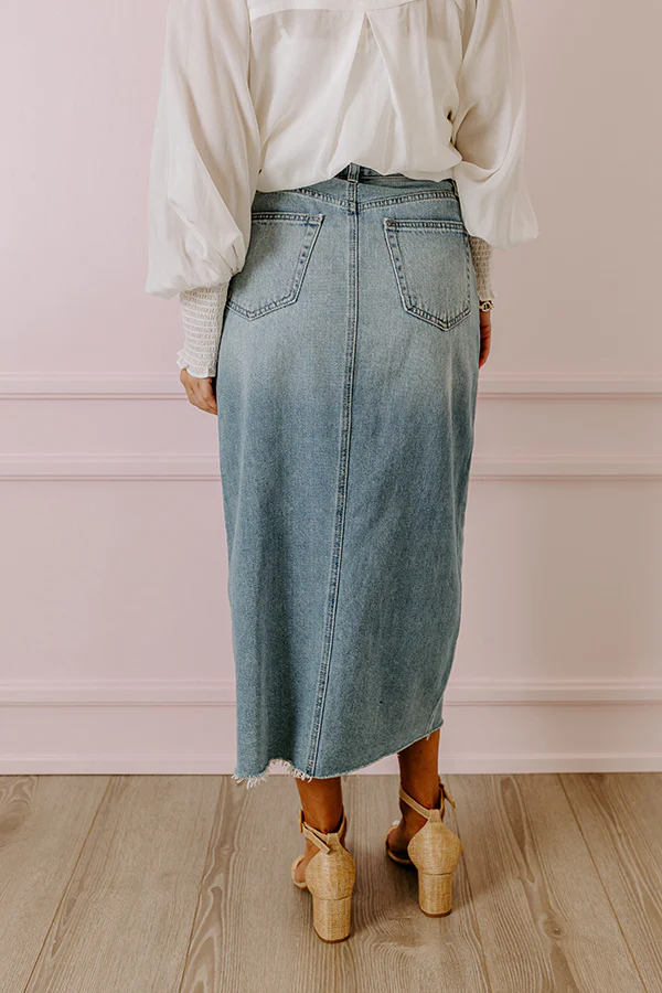Just USA The Avianna High Waist Denim Skirt - Image 5