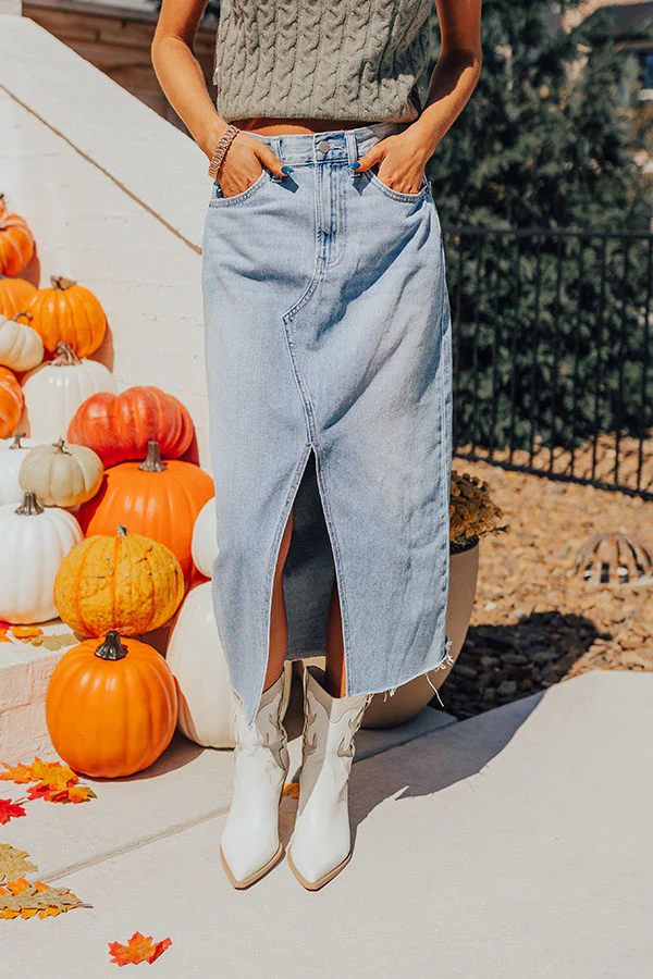 Just USA The Avianna High Waist Denim Skirt - Image 6