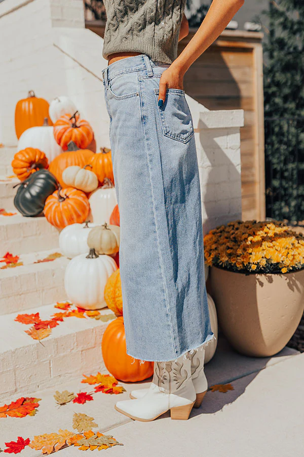 Just USA The Avianna High Waist Denim Skirt - Image 8