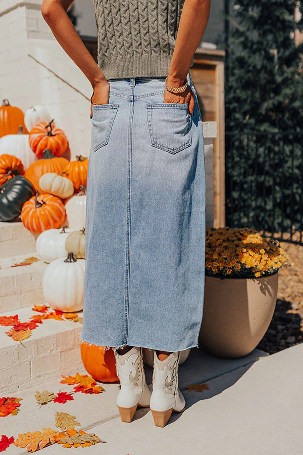 Just USA The Avianna High Waist Denim Skirt - Image 9