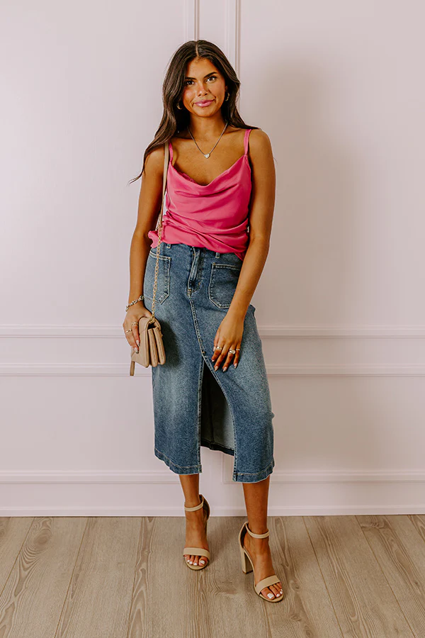 Just USA The Lovette Denim Skirt - Image 6