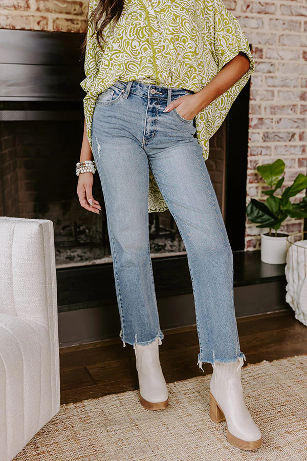 Kan Can Judith High Waist Straight Leg Jean - Image 6