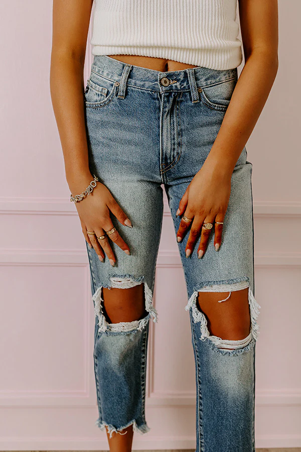KanCan The Avianna High Waist Distressed Jean - Image 3