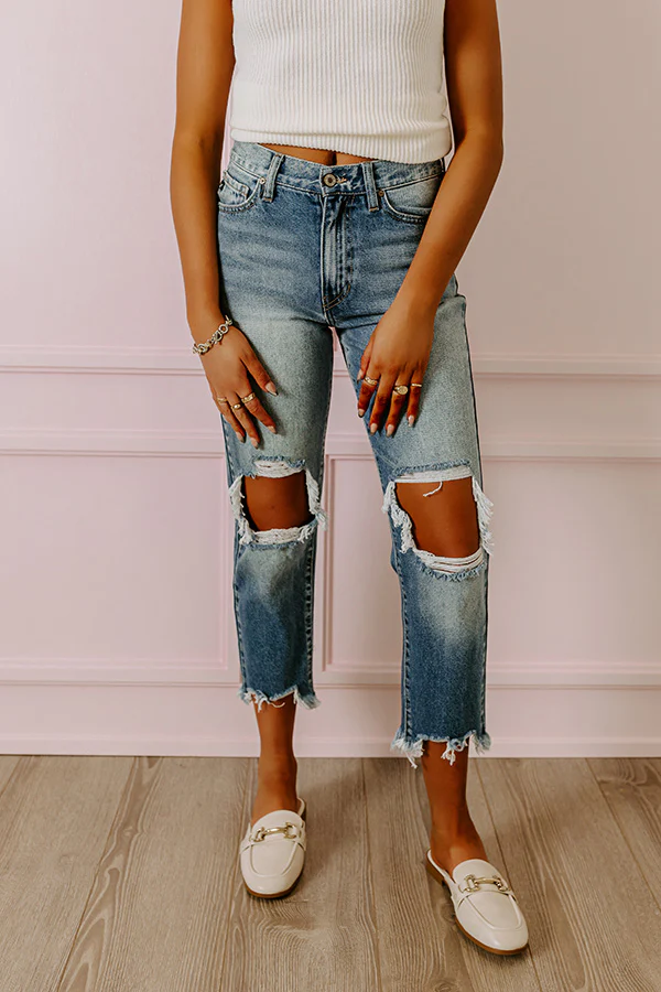 KanCan The Avianna High Waist Distressed Jean - Image 4