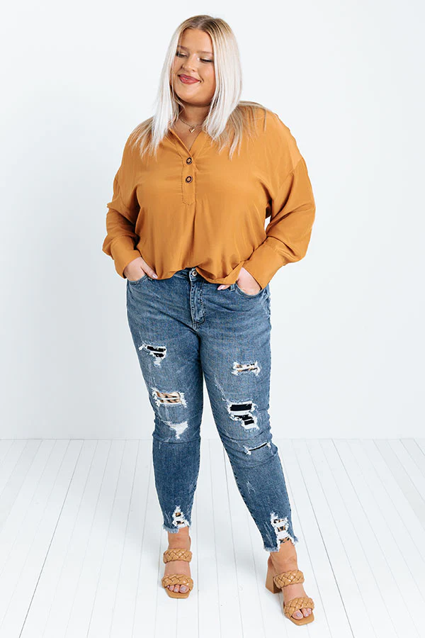 KanCan The Kanan High Waist Distressed Ankle Skinny Curves - Image 2