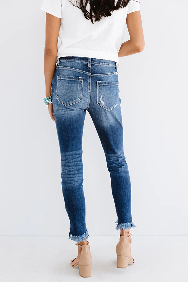 KanCan The Willow High Waist Distressed Ankle Skinny - Image 4