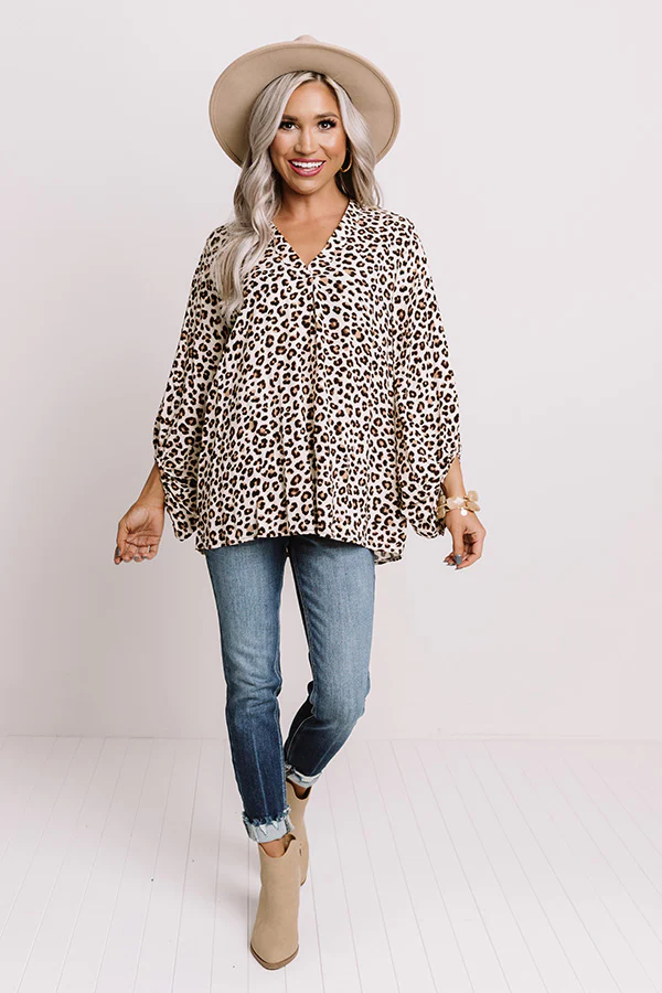 Keeping It Lowkey Leopard Top - Image 2
