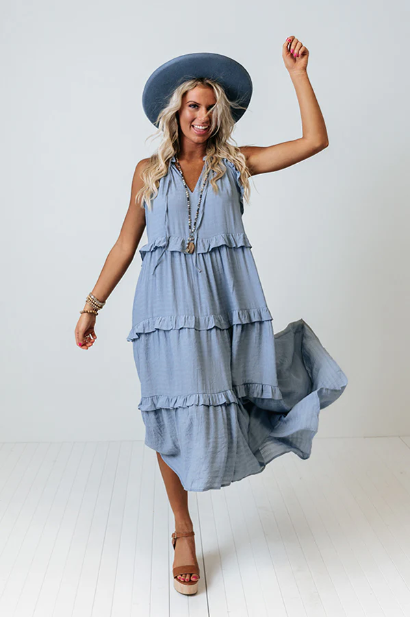 Kind Courtesy Midi In Sky Blue - Image 2