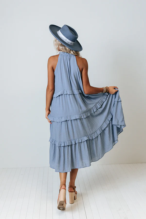 Kind Courtesy Midi In Sky Blue - Image 5