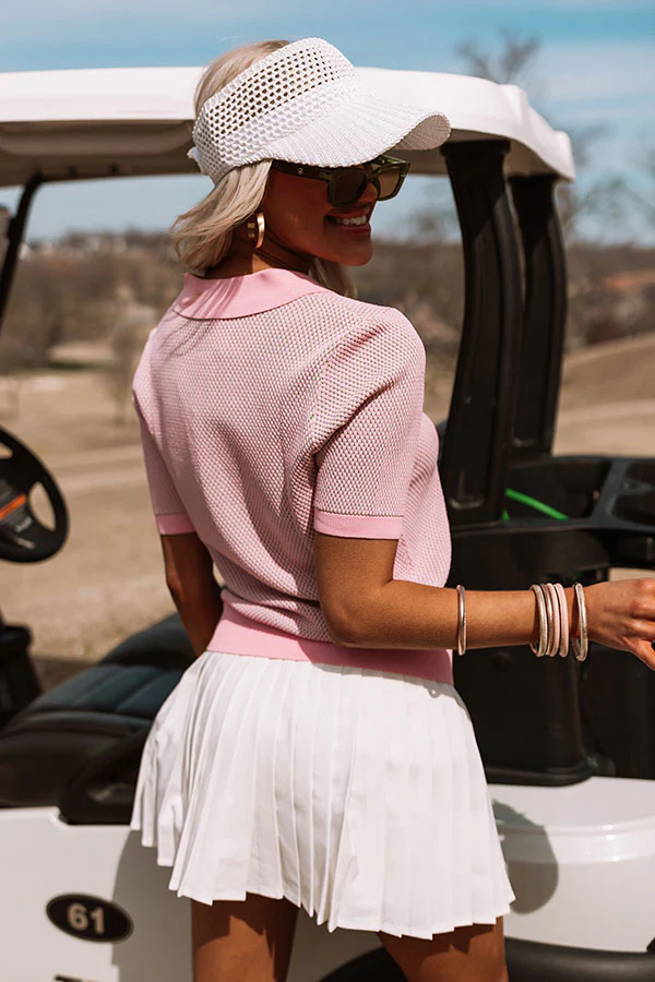 Kindred Connection Knit Top In Pink - Image 8