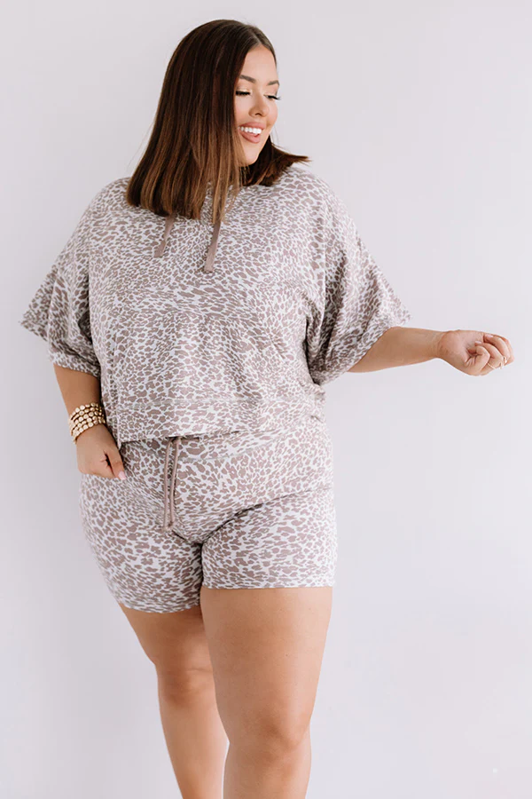 Laid Back Baby Leopard Hoodie Curves - Image 2