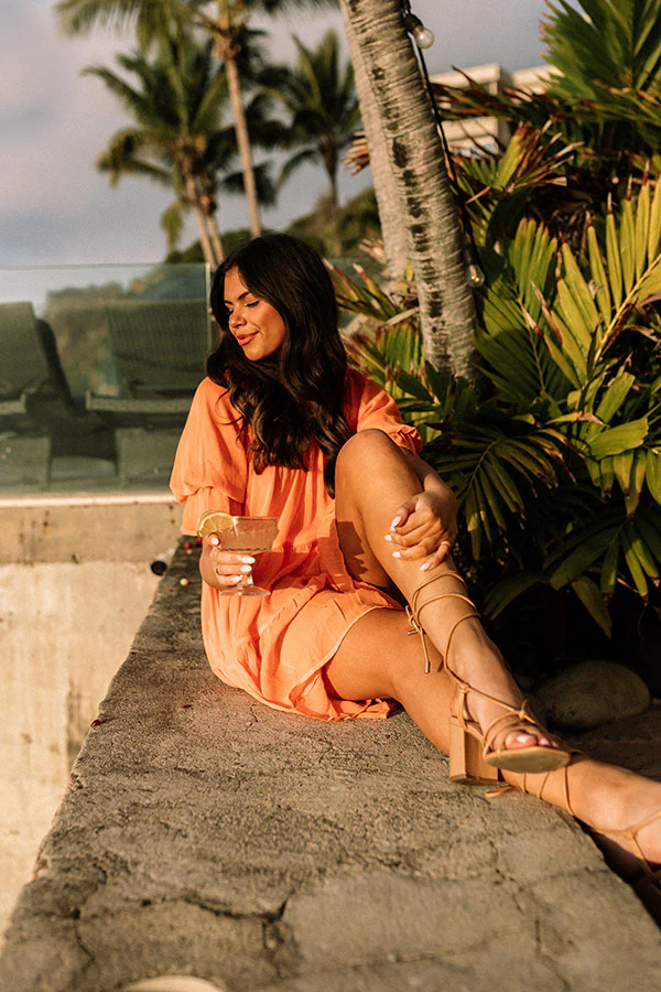 Light Of My Life Shift Dress In Orange - Image 3