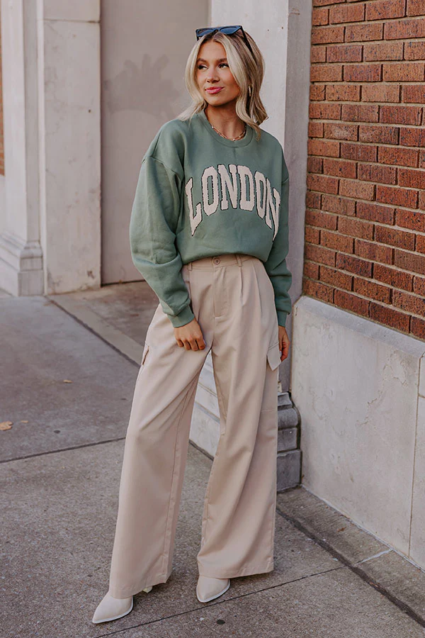 London Sherpa Embroidered Sweatshirt - Image 4
