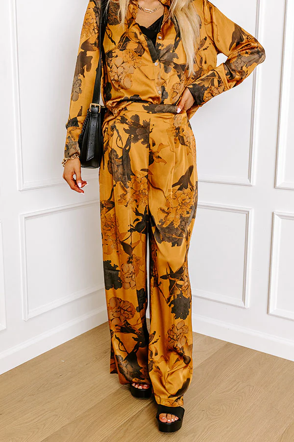 Look My Way High Waist Satin Pants - Image 2