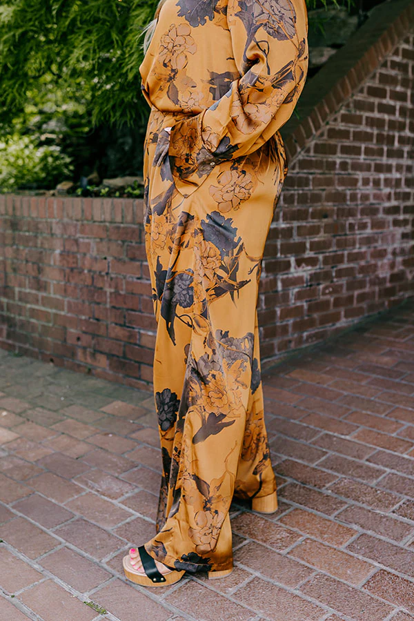 Look My Way High Waist Satin Pants Curves - Image 5