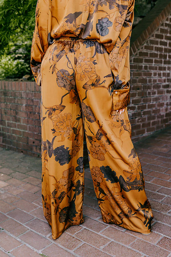 Look My Way High Waist Satin Pants Curves - Image 6