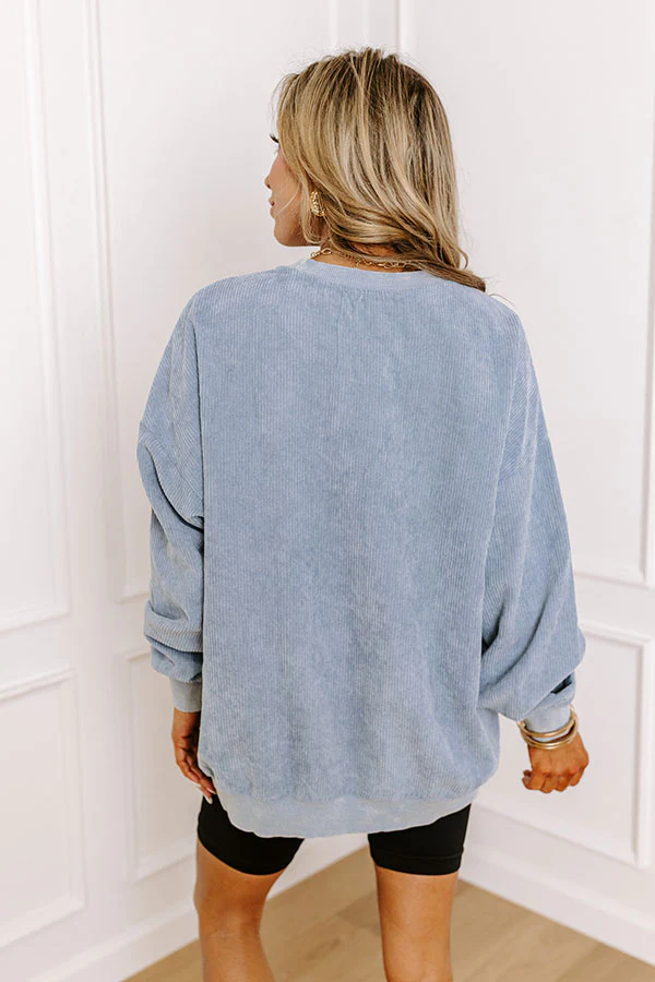 Los Angeles Graphic Corduroy Sweatshirt - Image 4