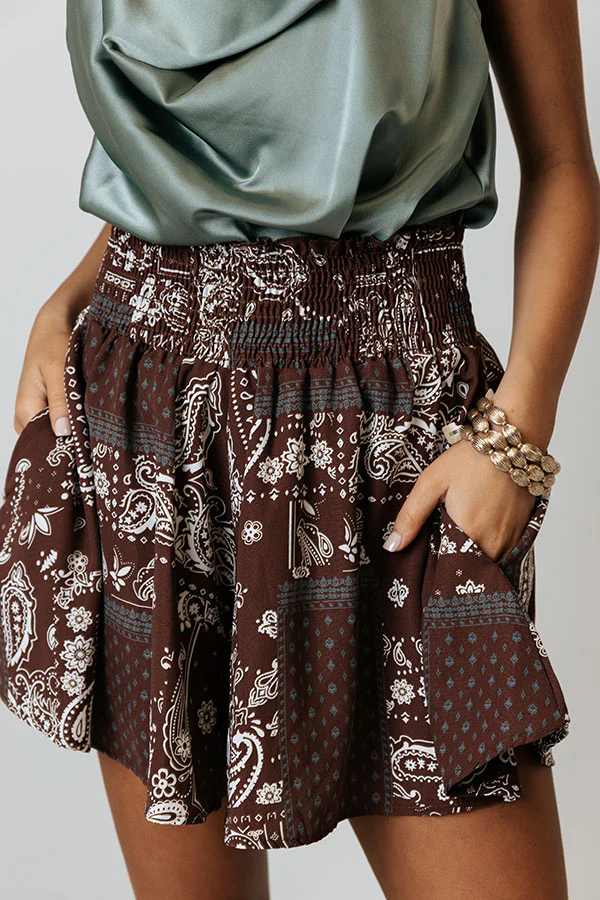 Lovett Paisley Shorts - Image 4