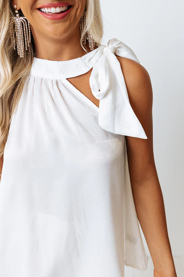 Make It Memorable Shift Top In White - Image 5