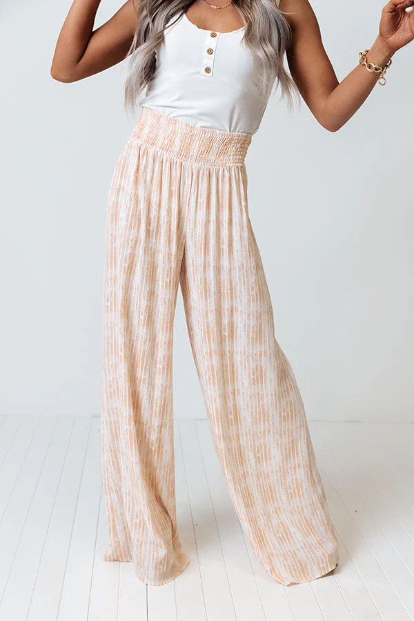 20-22 Malibu Cruise Stripe Pants In Peach