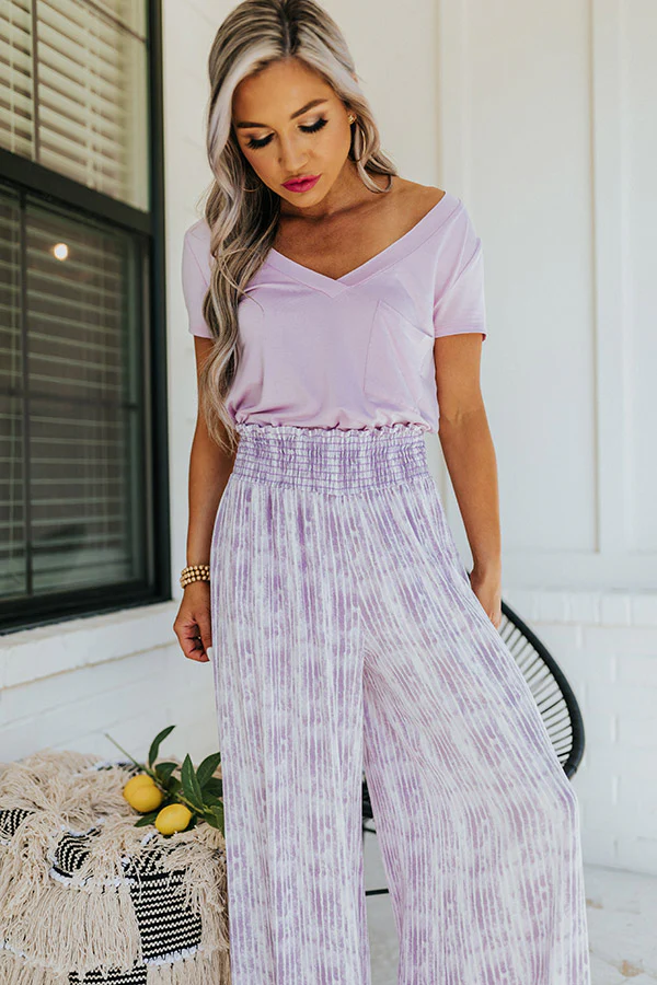 Malibu Cruise Stripe Pants In Purple - Image 2