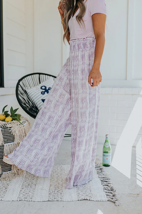 Malibu Cruise Stripe Pants In Purple - Image 3