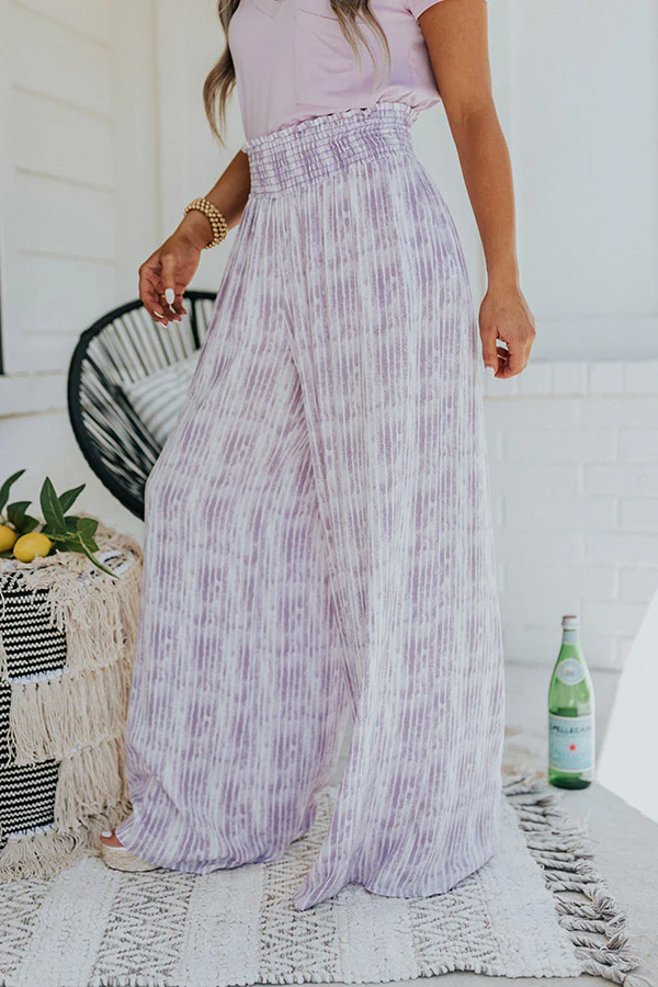 Malibu Cruise Stripe Pants In Purple - Image 4